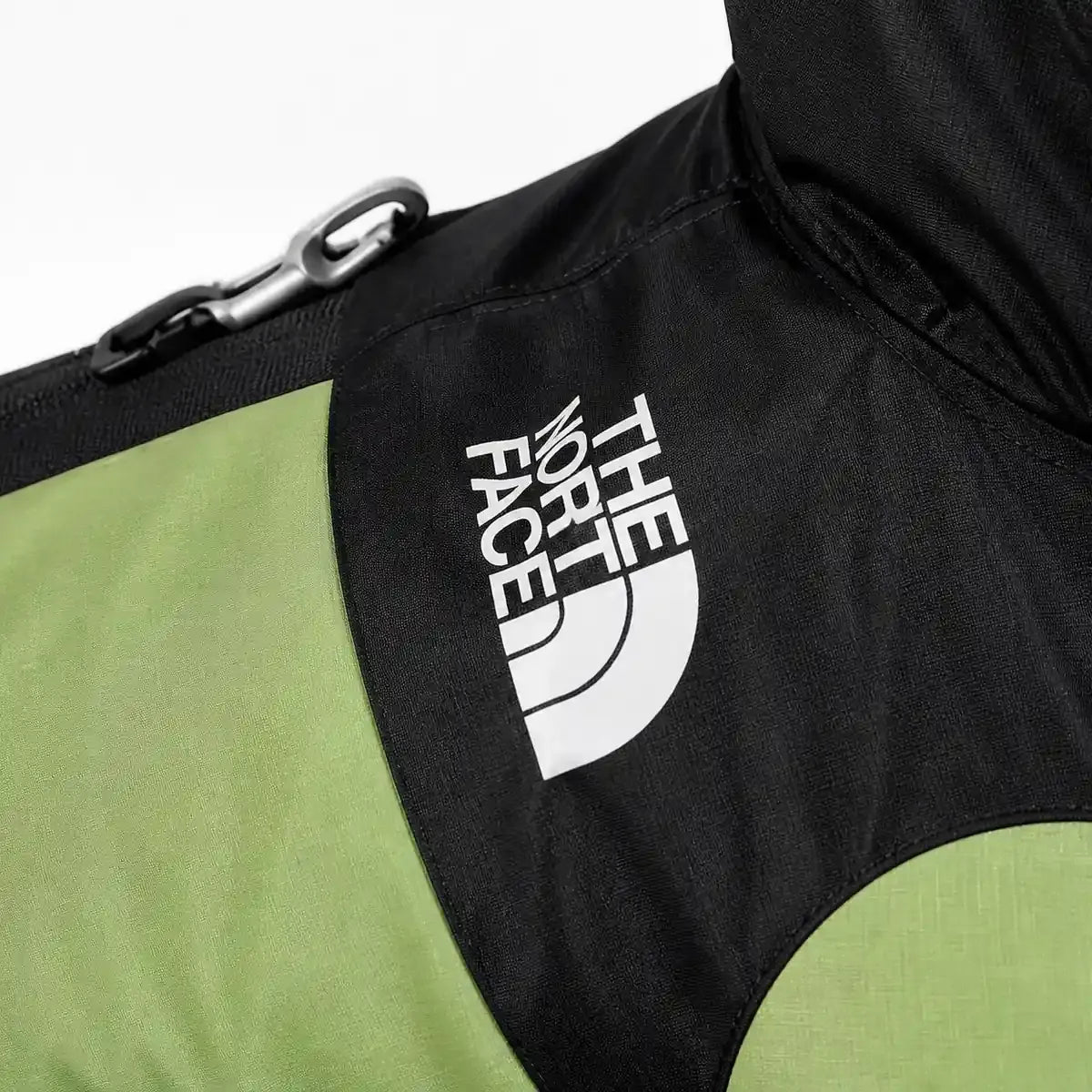 Close detail of Full-Coverage Large Dog Raincoat showing visible texture and construction