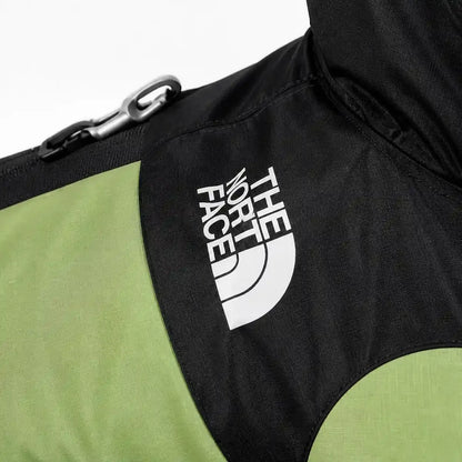 Close detail of Full-Coverage Large Dog Raincoat showing visible texture and construction
