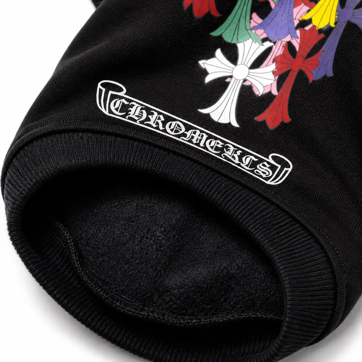 Black black hooded dog sweatshirt product detail
