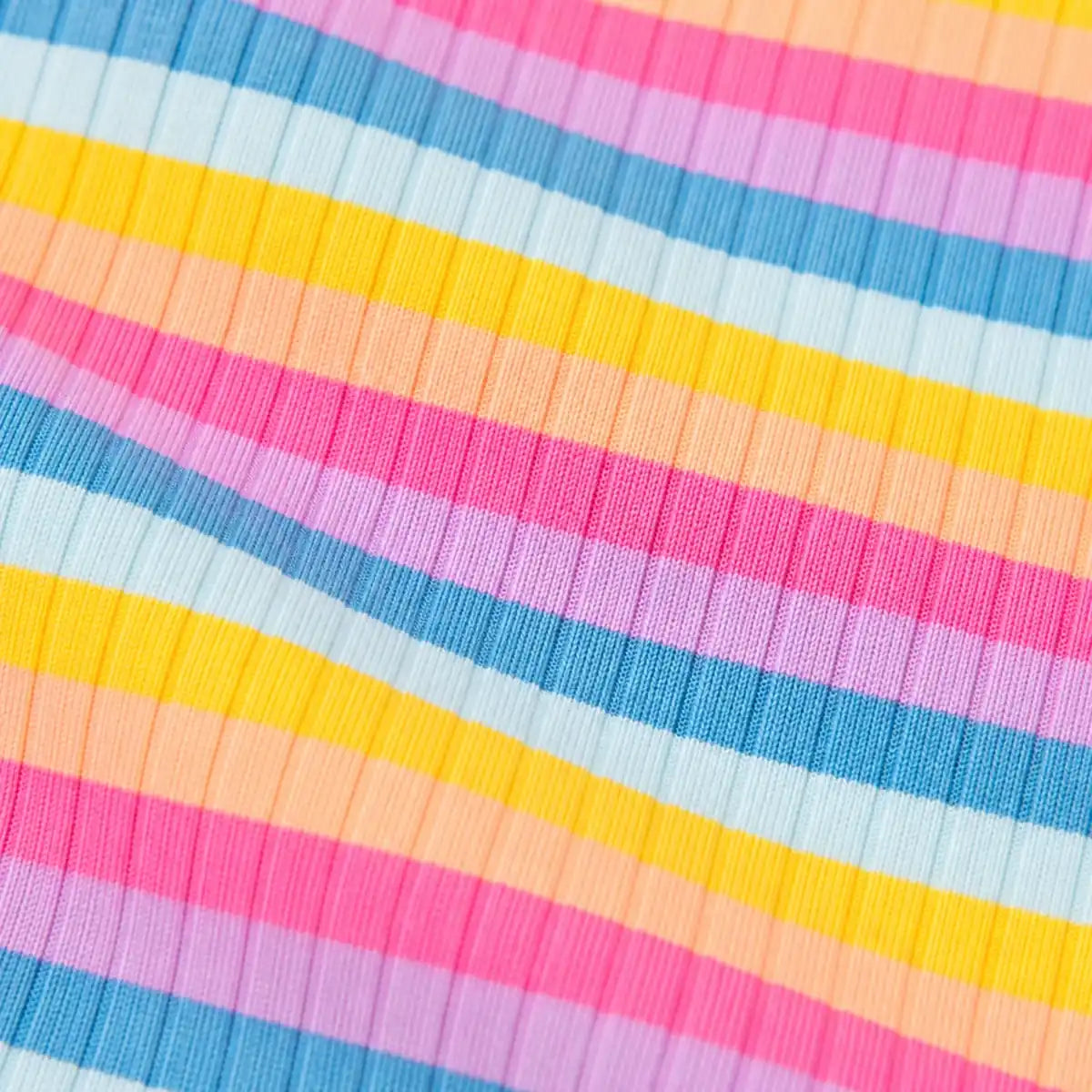Pink Trim Rainbow rainbow striped cotton dog sweatshirt product detail